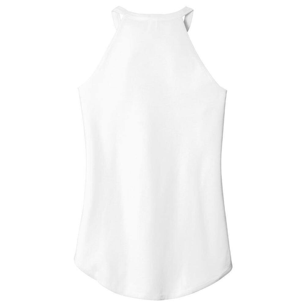 NEW NWT Boutique Medium White Racerback Sleeveless Rib Knit Tank Top - Picture 2 of 4